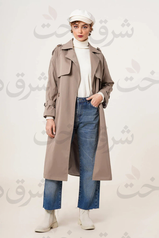 بارانی بلند زنانه مدل نایلا (4رنگ)