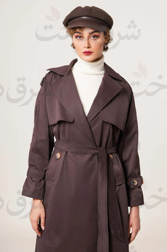 بارانی بلند زنانه مدل نایلا (4رنگ)