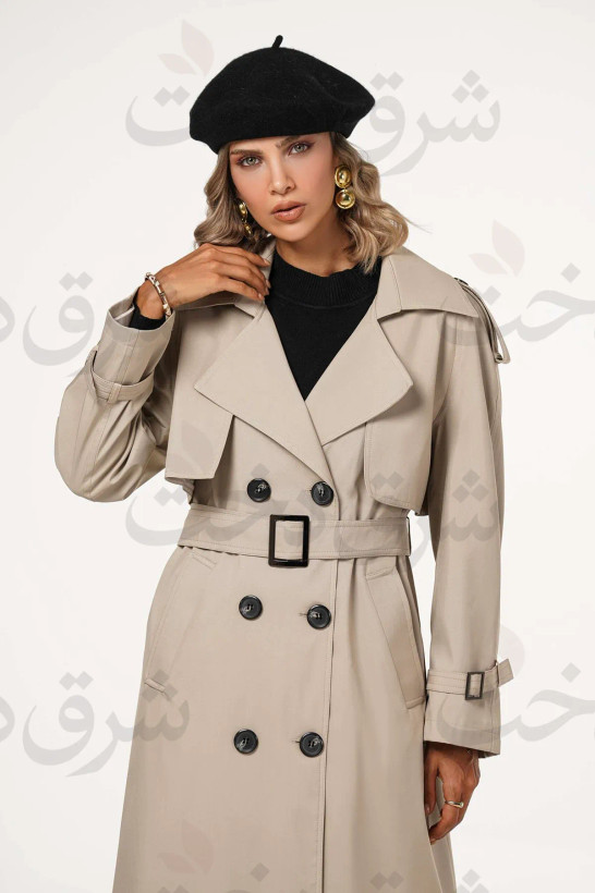 بارانی بلند زنانه مدل گیتا (3 رنگ)