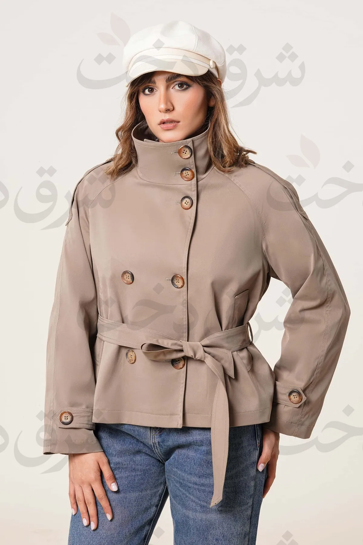 بارانی کوتاه زنانه مدل سیون (4 رنگ)