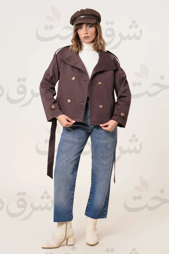 بارانی کوتاه زنانه مدل سیون (4 رنگ)