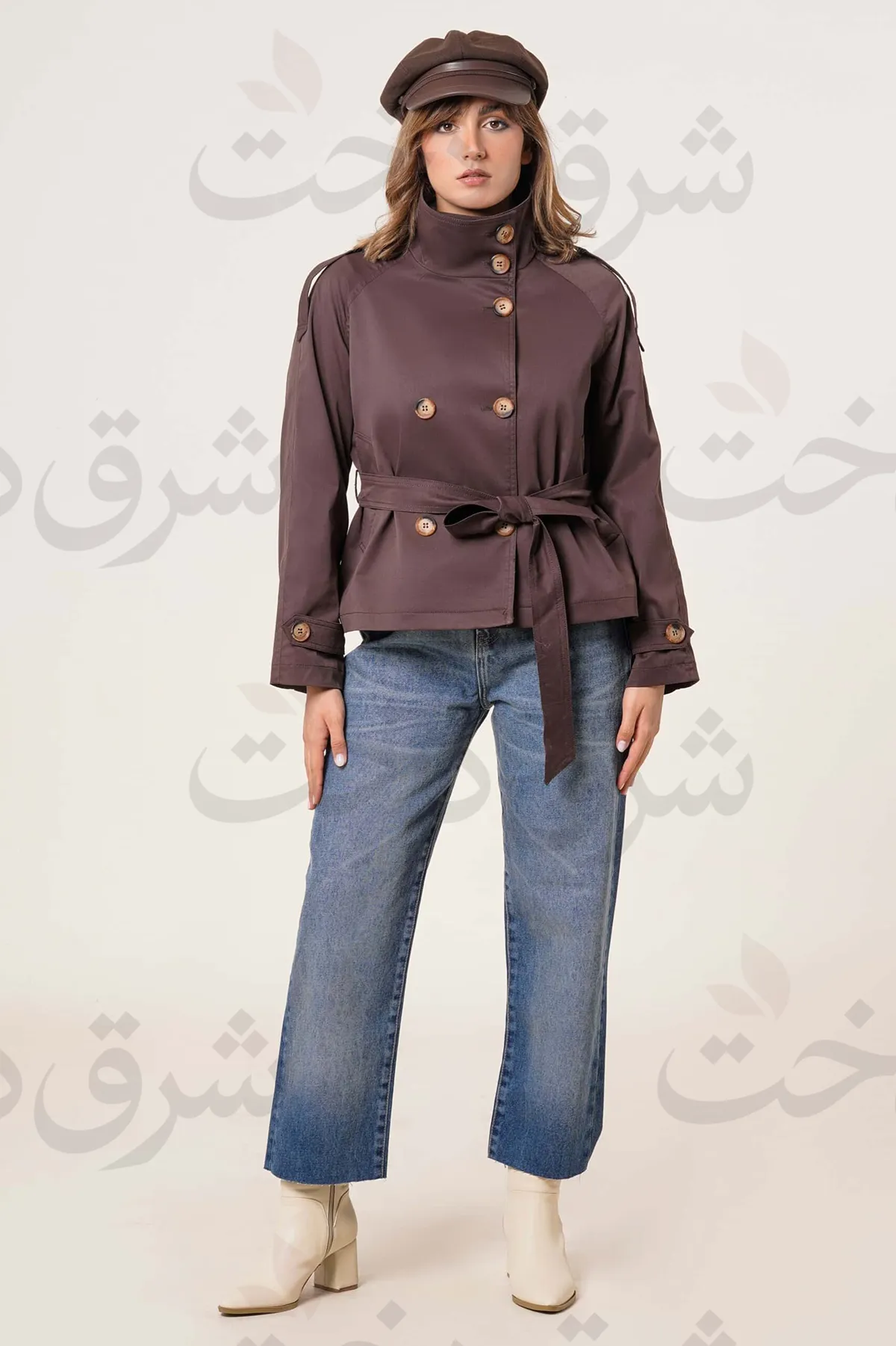بارانی کوتاه زنانه مدل سیون (4 رنگ)