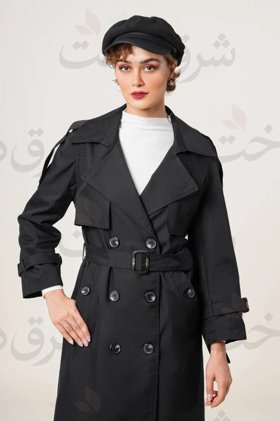 بارانی بلند زنانه مدل پارمینا (2 رنگ)