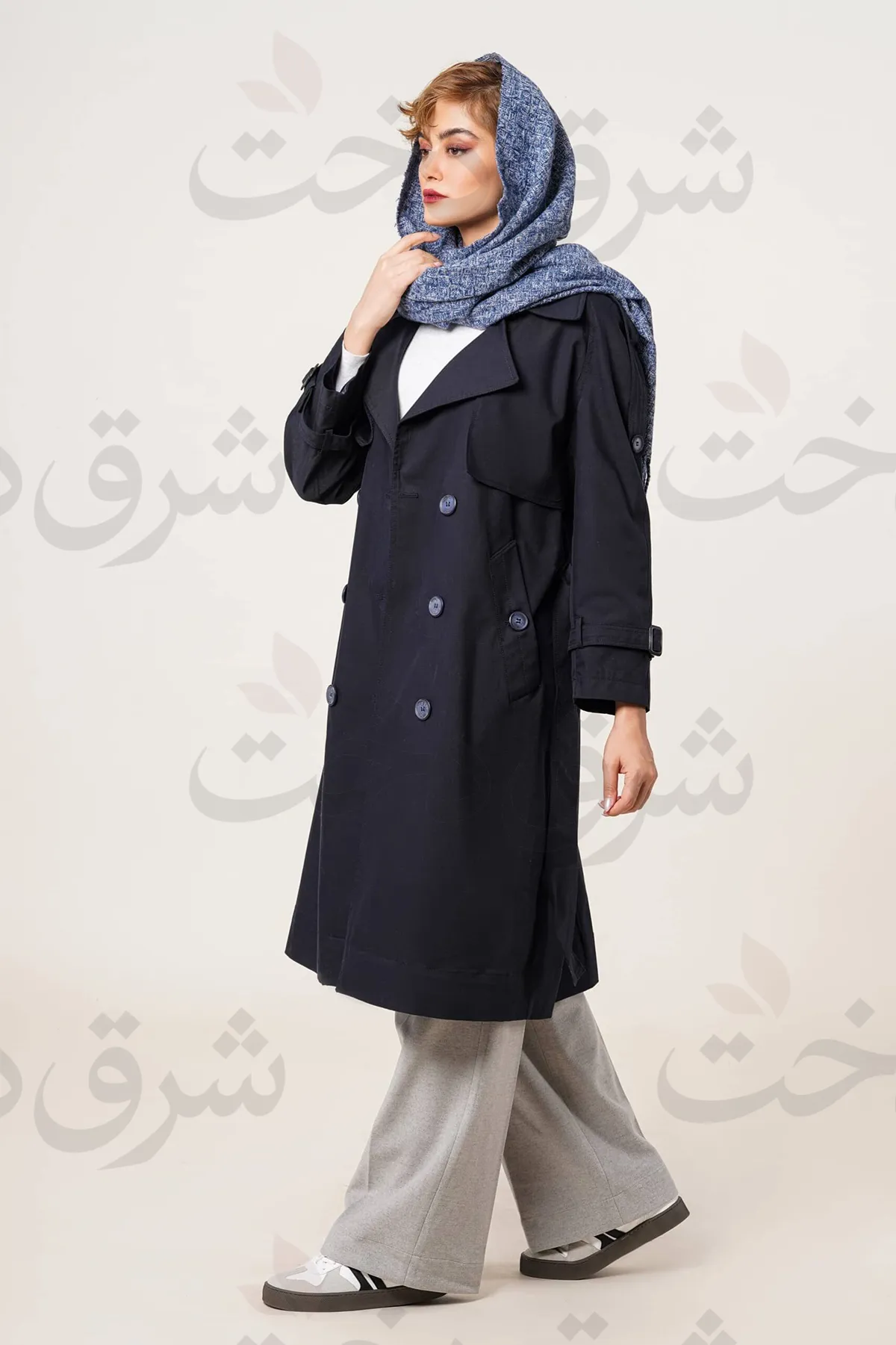 بارانی بلند زنانه مدل پارمینا (2 رنگ)
