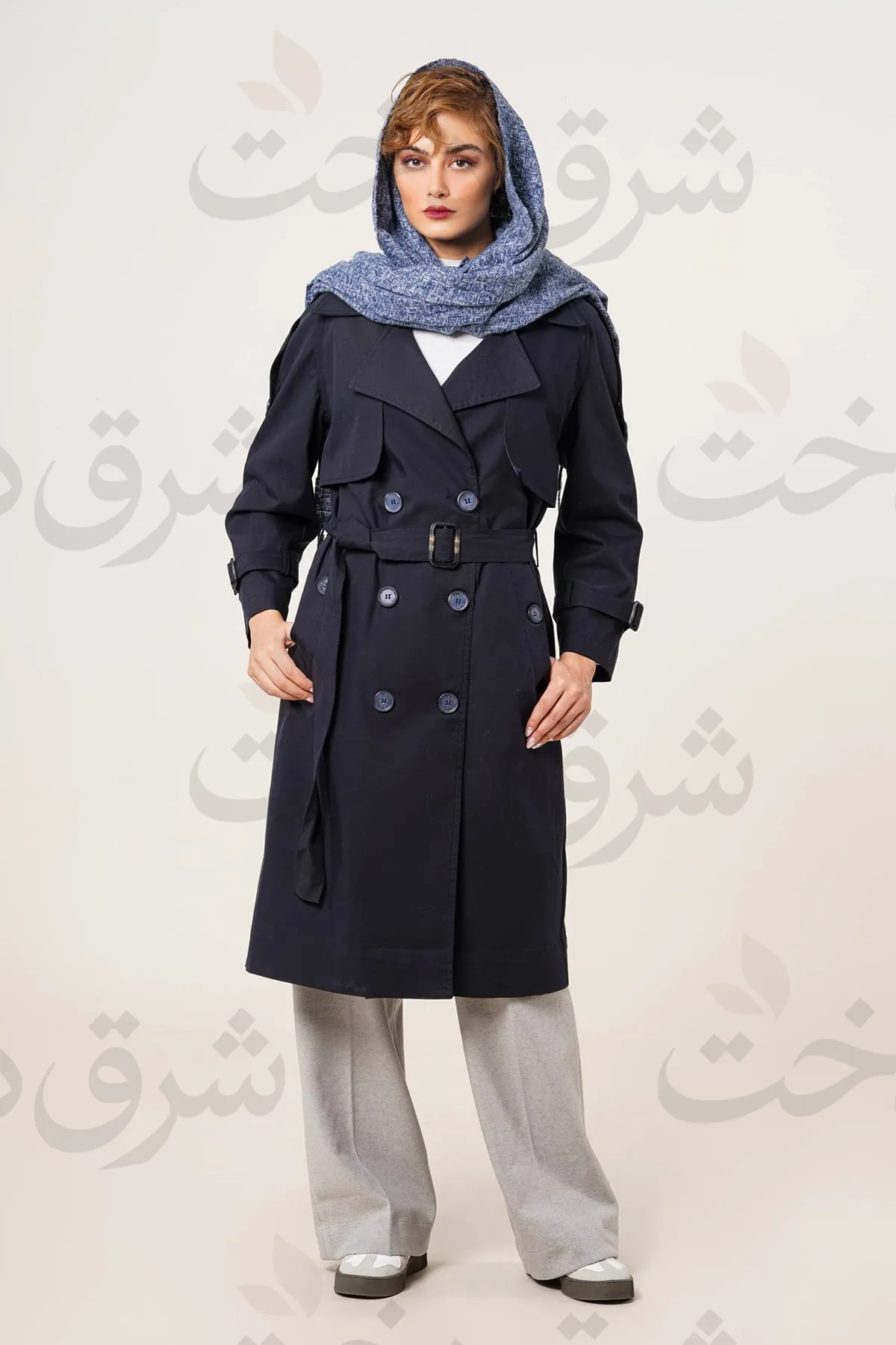 بارانی بلند زنانه مدل پارمینا (2 رنگ)