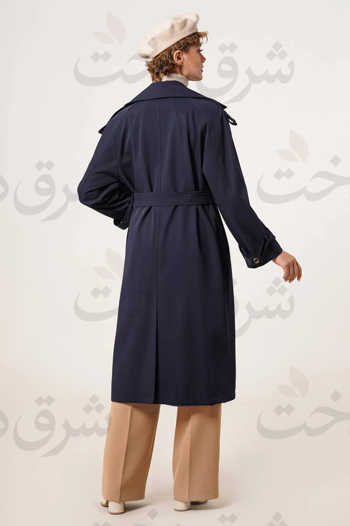 بارانی بلند زنانه مدل باوین