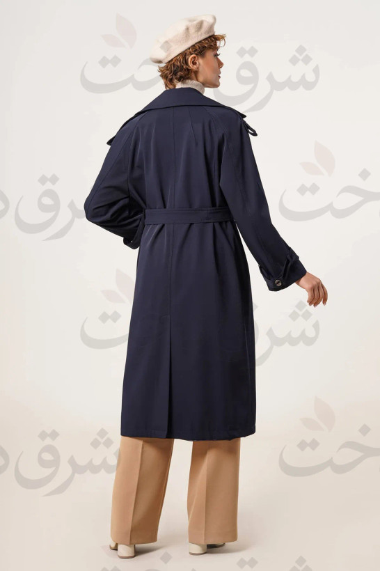 بارانی بلند زنانه مدل باوین