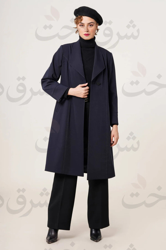 بارانی بلند زنانه مدل ایلای
