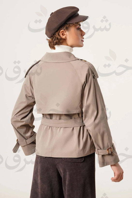 بارانی کوتاه زنانه مدل آیسل (4 رنگ)