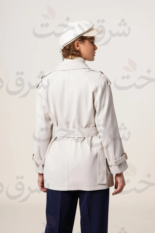 بارانی کوتاه زنانه مدل آویشا (4 رنگ)