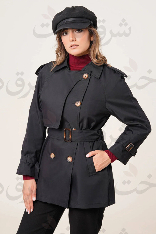 بارانی کوتاه زنانه مدل آرالین (3 رنگ)