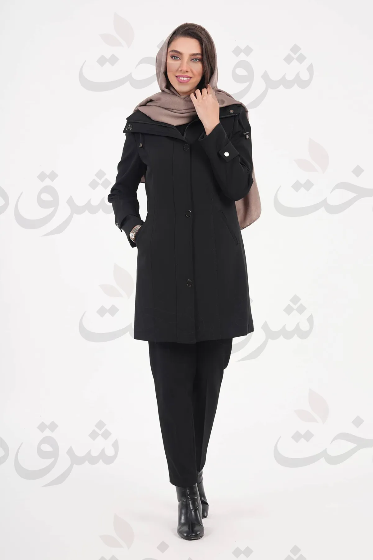 بارانی بلند زنانه مدل شایناز (2 رنگ)