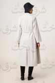 بارانی بلند زنانه مدل 41124 (4 رنگ)