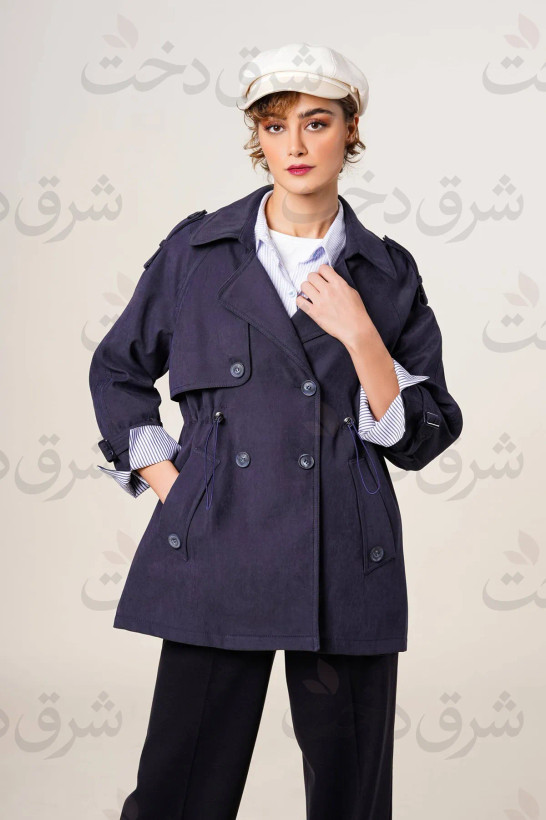 بارانی کوتاه زنانه مدل الینا