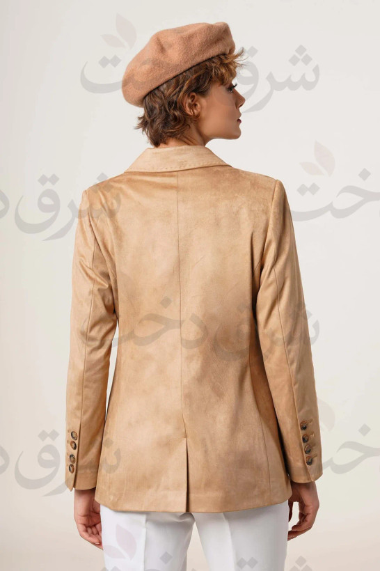 کت یقه انگلیسی زنانه مدل ایلما (4 رنگ)