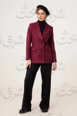 کت یقه انگلیسی زنانه مدل ایلما (4 رنگ)