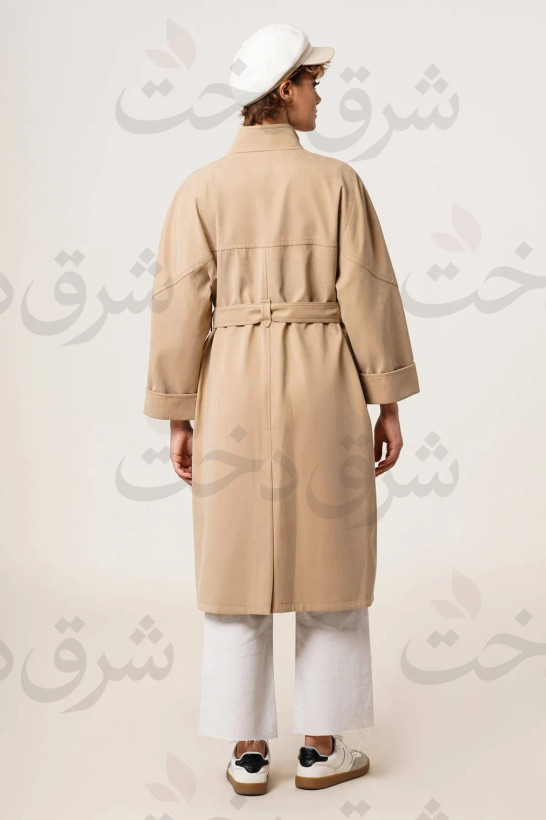 بارانی بلند زنانه مدل آدلیا ( 4 رنگ)