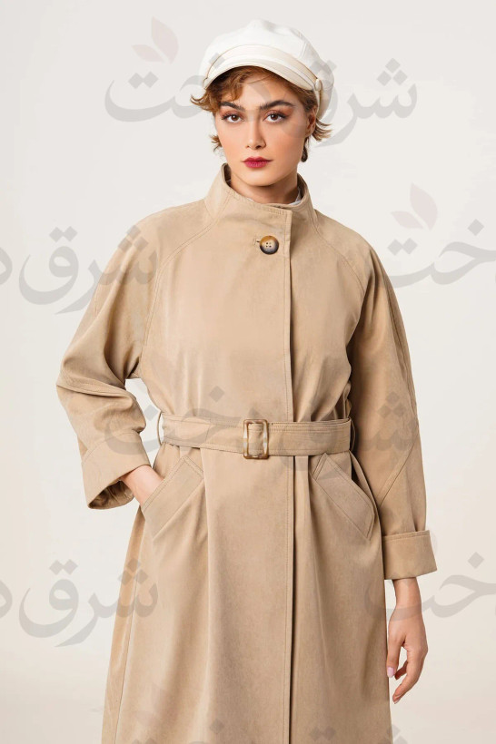 بارانی بلند زنانه مدل آدلیا ( 4 رنگ)
