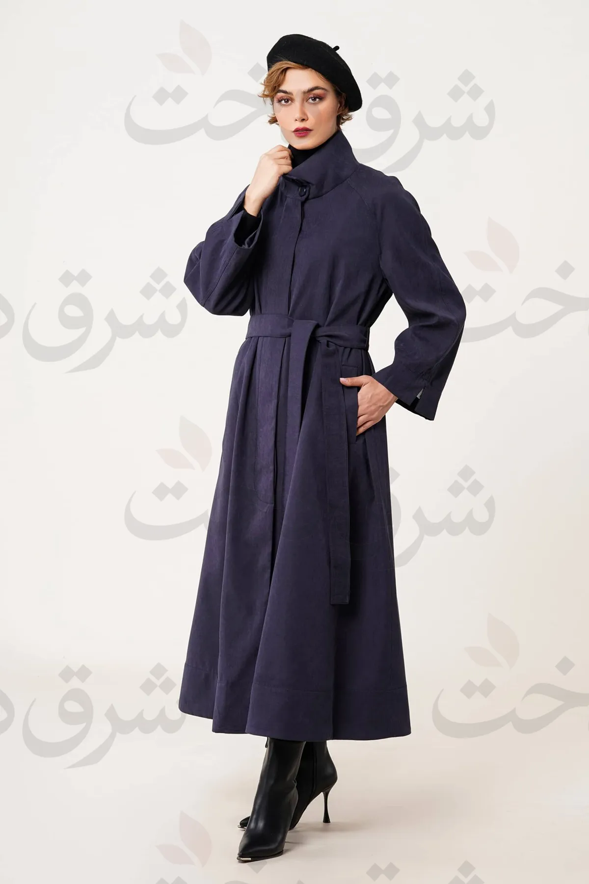 بارانی بلند زنانه مدل شیما (4 رنگ)