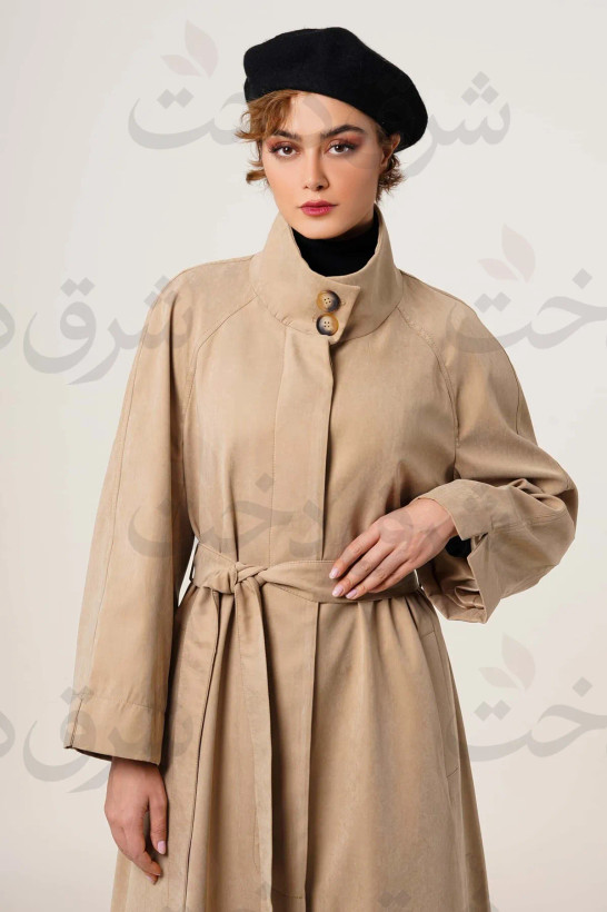 بارانی بلند زنانه مدل شیما (4 رنگ)