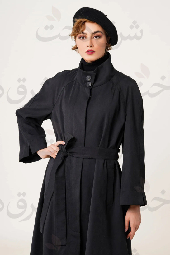 بارانی بلند زنانه مدل شیما (4 رنگ)