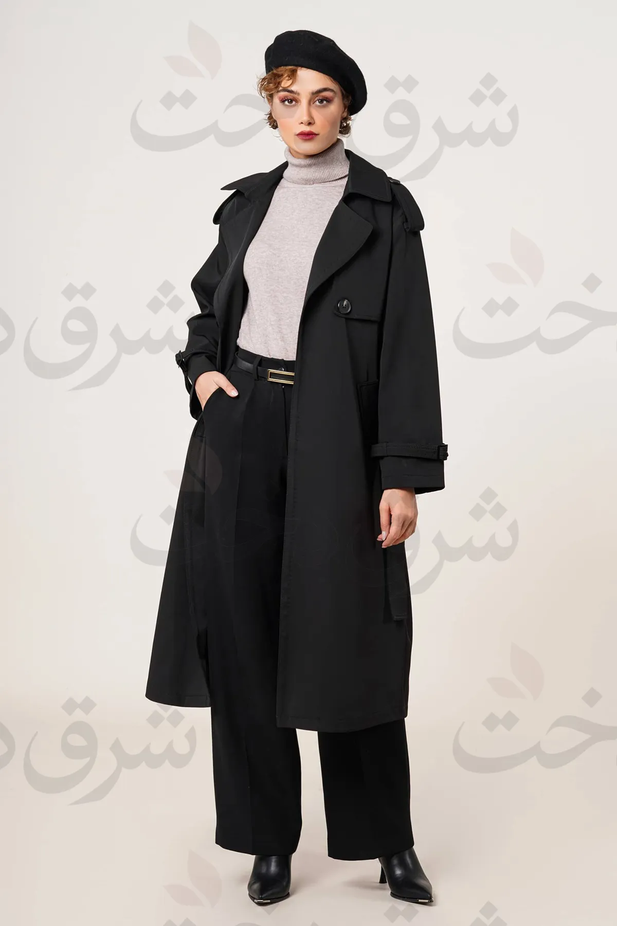 بارانی بلند زنانه مدل مایا