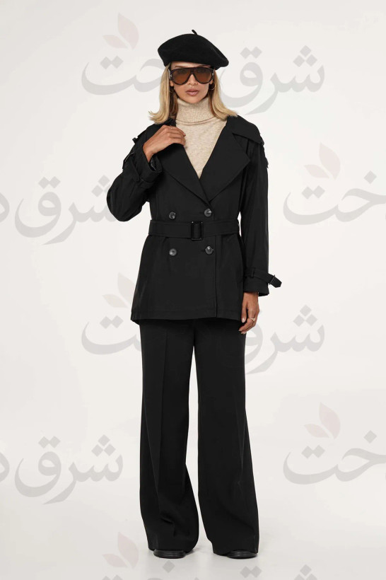 بارانی کوتاه زنانه مدل مانتا (3 رنگ)