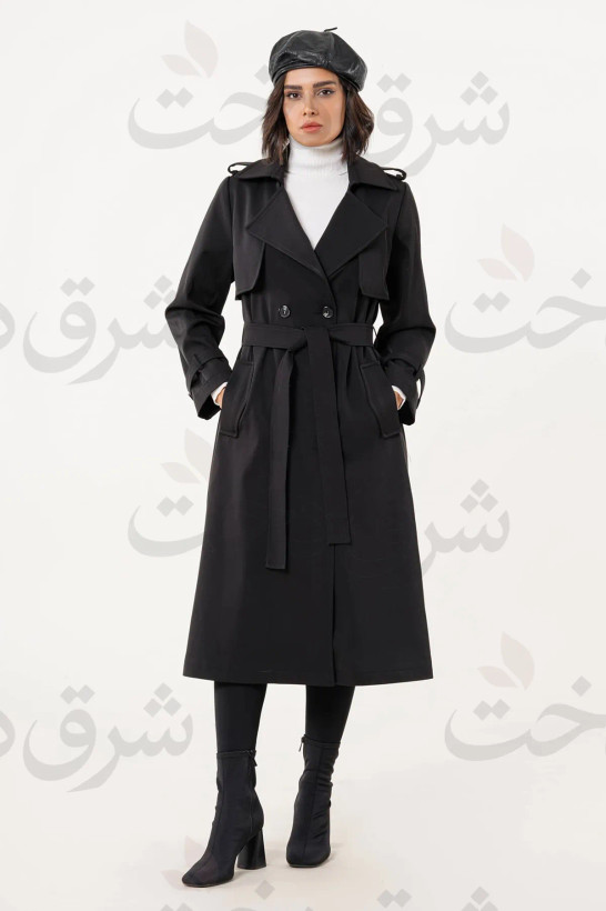 بارانی بلند زنانه مدل ماهک