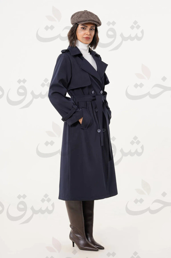 بارانی بلند زنانه مدل ماهک