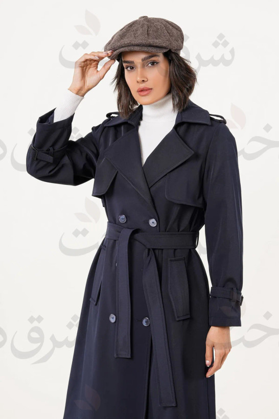 بارانی بلند زنانه مدل ماهک