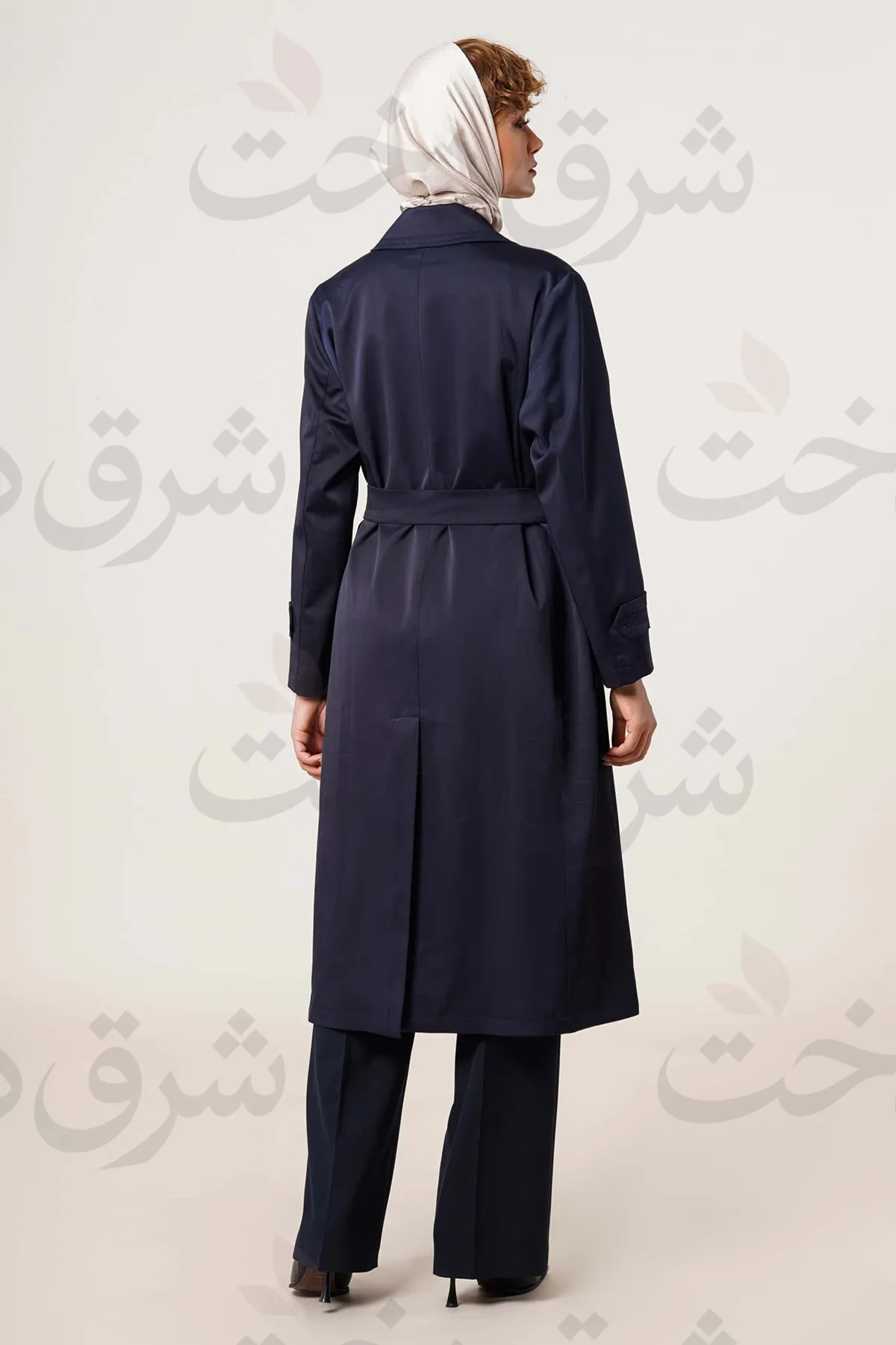 بارانی بلند زنانه مدل تابان