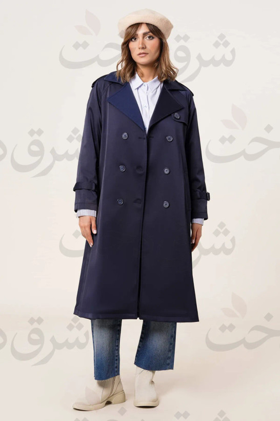 بارانی بلند زنانه مدل آوینا