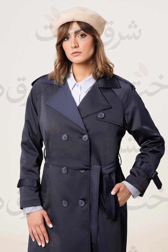 بارانی بلند زنانه مدل آوینا