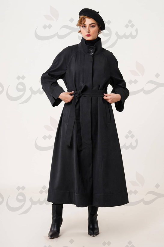 بارانی بلند زنانه مدل شیما (4 رنگ)