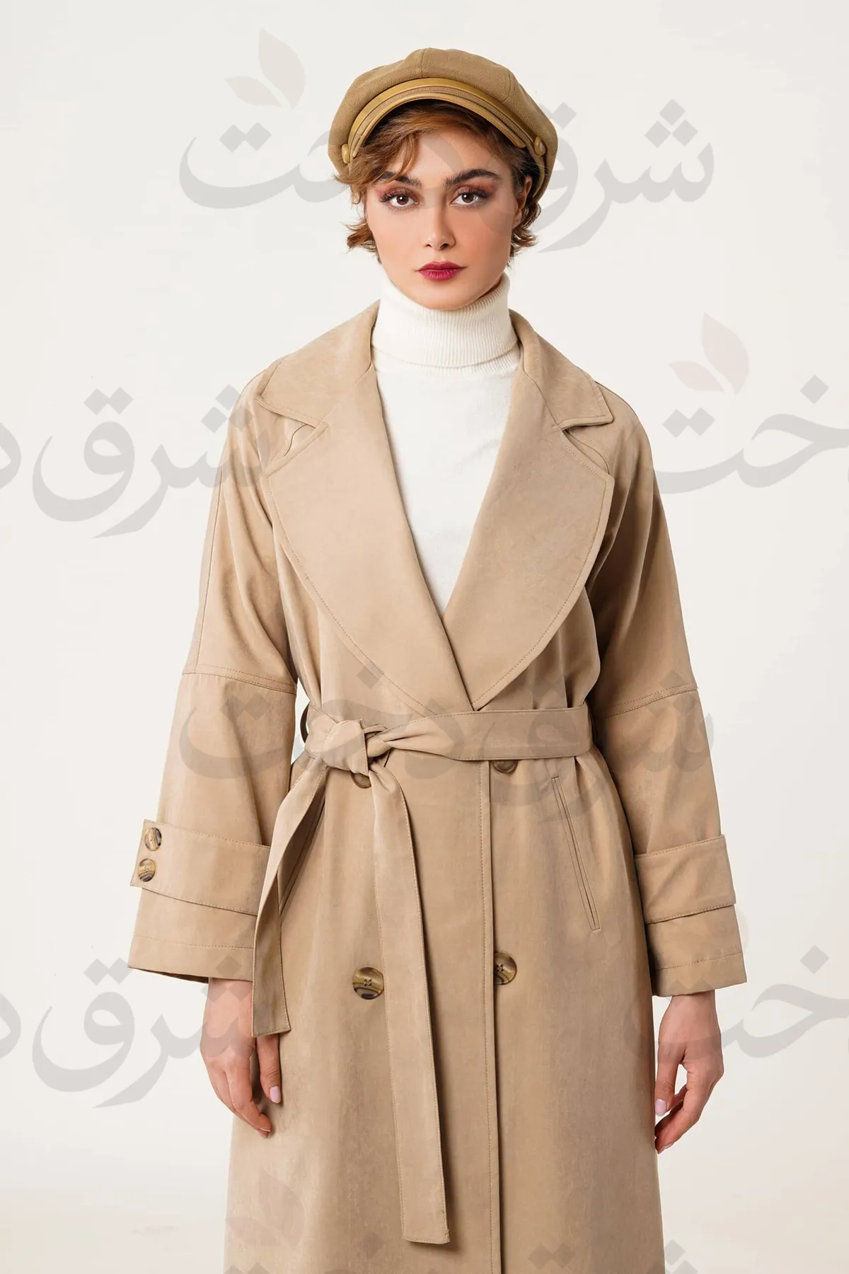 بارانی بلند زنانه مدل نایسا (4 رنگ)
