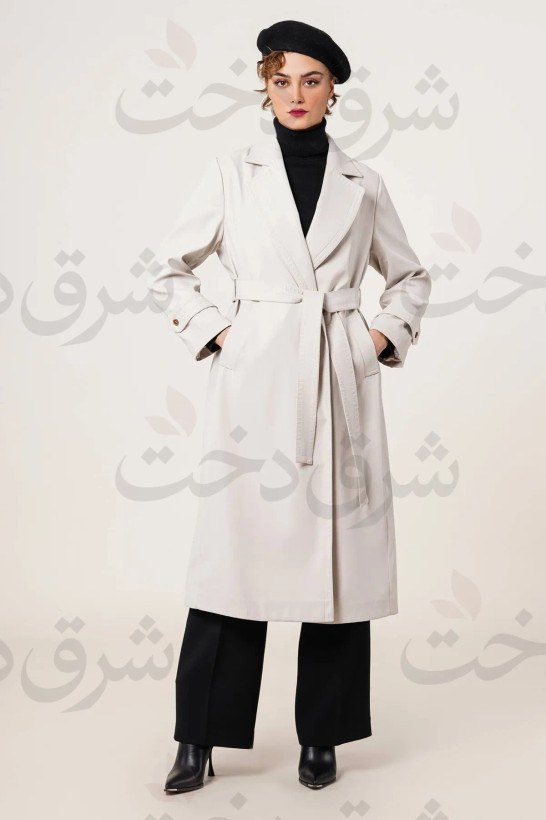 بارانی بلند زنانه مدل آوینا (4 رنگ)