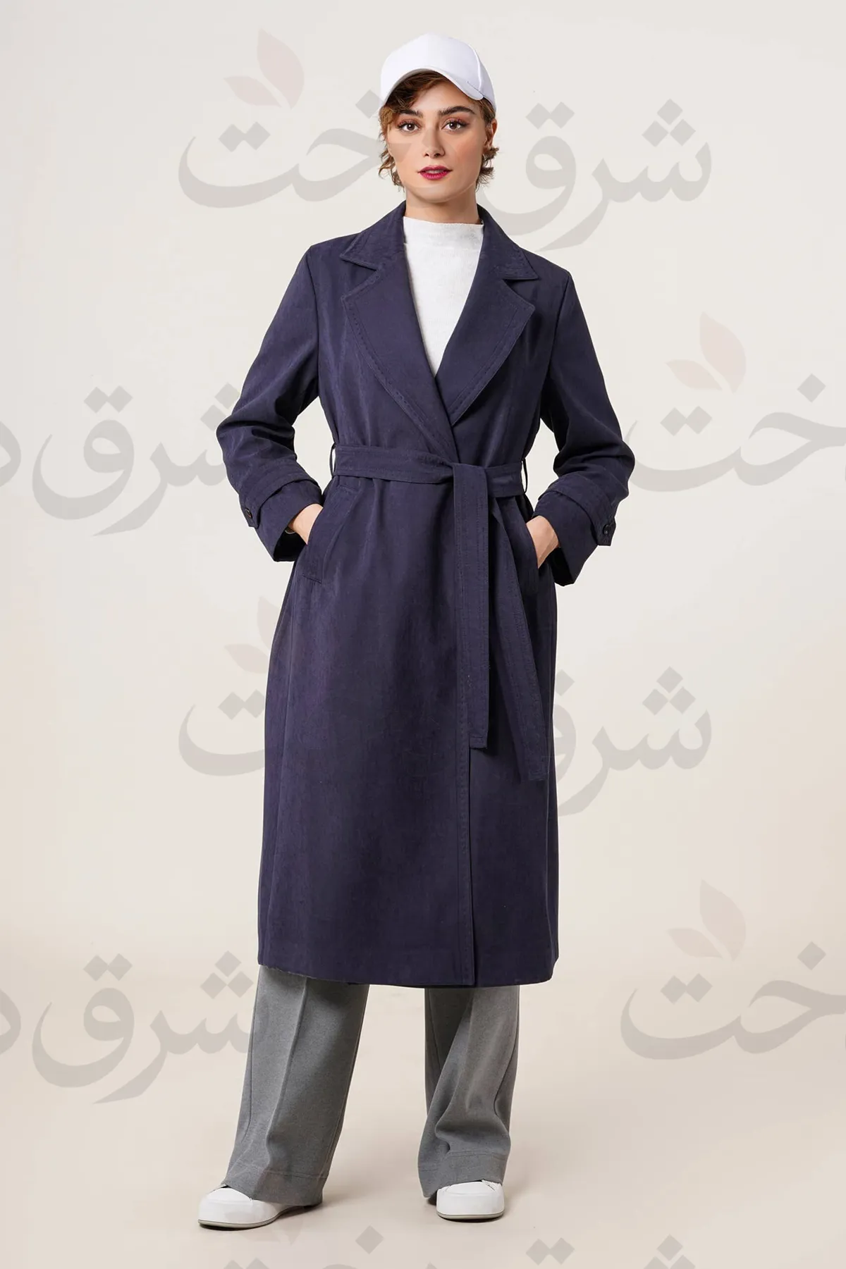 بارانی بلند زنانه مدل آوینا (4 رنگ)