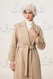 بارانی بلند زنانه مدل آوینا (4 رنگ)