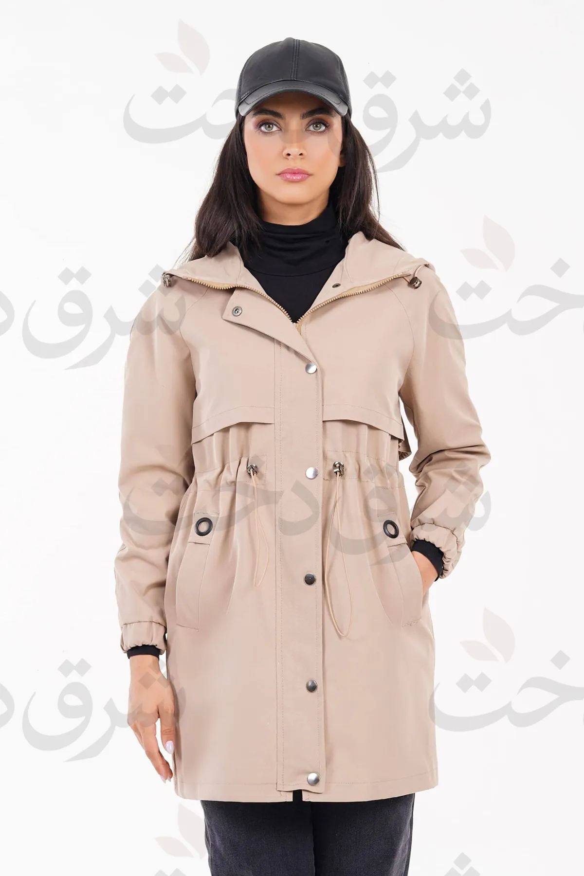 بارانی زنانه مدل آرگلان مچ کشی (4 رنگ)